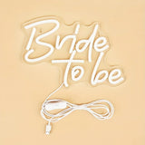 Bride To Be LED Neon Sign, LED Neon Light, For Wedding Birthday Party Holiday Man Cave Bar Bedroom Game Room Home Wall Decor