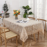 Best-selling Lace Tablecloth Net-like Embroidery Tablecloth Floral Rural Style Decoration TV Cabinet Coffee Table Dining Table