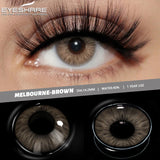 2pcs Natural Black Contact Colored Contact Lenses for Eyes Brown Makeup Lenses Yearly Gray Beautiful Pupils Blue Lens