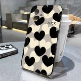 Popxstar For iPhone 15 Pro Max Case For iPhone 11 Case iPhone 16 13 12 14 Pro Max XR XS X 7 8 Plus SE Love Heart Clear Shockproof Cover