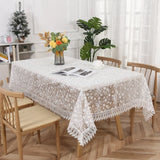 Best-selling Lace Tablecloth Net-like Embroidery Tablecloth Floral Rural Style Decoration TV Cabinet Coffee Table Dining Table