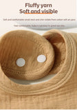 Popxstar Pure Cotton Gauze Baby Bib Soft Breathable U-Shaped Saliva Towel for Infants Comfortable And Airy Neck Cover for Babies