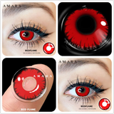 Popxstar  1 Pair Cosplay Contact Lenses Beautiful Pupil Eye Cosmetic Colorful Contact Lenses Halloween Yearly Eyes Contact Lens