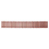 Popxstar 90x5cm Mini Wooden Fence DIY Miniature Fairy Dollhouse Landscaping Accessories Garden Pot Plant Wood Barrier Terrarium Decor