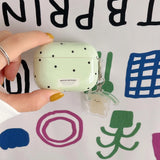 Popxstar Ins jane Wave point candy earphone case imd wireless bluetooth charging box for apple airpods 1 2 pro 2nd 3 headphone cover