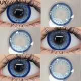 1 Pair color  Korean Fashion Lenses Pink Anime Lenses Comics Gilr Tears Lens Blue Lenses for Eyes Green Lenses for Party
