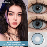 1Pair New Color Contacts Lenses Fashion Soft Blue Green Eyes Contacts Gray Beauty Pupils Brown Eyes Lenses Fast Shiping