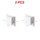 Popxstar 1-100pcs Punch-free Toothbrush Holder Wall-mounted Toothpaste Holder Storage Rack Holders Organizer Bathroom Accessories