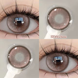 Popxstar 2PCS Silver Knight Contact Lenses for Eyes Rainbow Colored Eye Lenses Beauty Pupils Gradient Contact Lenses Optical Lens