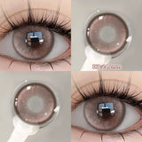 Popxstar  2PCS Silver Knight Contact Lenses for Eyes Rainbow Colored Eye Lenses Beauty Pupils Gradient Contact Lenses Optical Lens