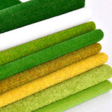 Popxstar 35x100cm Grass Mat Thin Artificial Lawns Landscape Grass Mat For Model Train Not Adhesive Paper Lawn Fake Turf Decoration Garden
