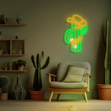 Cactus LED Neon Sign USB Dimmable Neon Light Sign for Gameroom Bedroom Bar Livingroom Birthday Party Gift Wall Decoration
