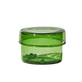 Popxstar Storage Jar Decorative Glass Storage Container Desktop Orangizer Candle Making Can Office Storage Mason Jar Glass Jars and Lids
