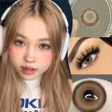 Popxstar NEW Cosplay Colored Contact Lenses for Eyes Anime Purple Lenses Cosmetic Blue Eye Contacts Brown Natural Fashion Lenses