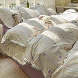 Popxstar  100% Cotton Duvet Cover Comforter cover Floral Style Bedding Quilt Cover housse de couette Bedclothes Bedspread 150x200 220x240