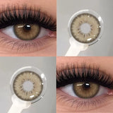 1Pair Cleopatra 2.0 Series Natural Color Contact Lenses for Eyes Brown Lenses Colorcon Lenses Yearly Beautiful Grey Eyes