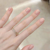 Popxstar  Glossy Peach Pink Color Fake Nails Glitter Solid Color Short Round Head Reusable Stick-on Nails For Lovely Girls Dress Matching