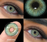 Popxstar 2pcs Colored Contact Lenses For Eyes Natural Blue Eye Lenses Gray Pupils Lens Yearly Fashion Green Contacts Black Lens HOT