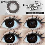15mm Big Diameter Black Lenses 14.5mm Lenses  Colored Contact Lenses for Eyes Big Eye Lenses Natural Look Lenses