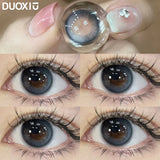 Popxstar  1Pair nature Contact Lenses Soft Lenses Brown Eye Diameter 14.5mm 14.2mm 14.0mm Beautiful pupils Black Lens Myopia Degree