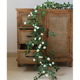 Popxstar  Realistic Artificial Rose Vine for Home, Wedding, Party,Artificial Outdoor Flowers,Hanging Artificial Flower,Flower Wall