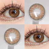 1 Pair Color Contact Eye Color Lenses Makeup Natural Brown Lens Cosmetics Gray Eyes Lenses Woman Makeup Blue Beauty Con