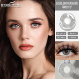 2pcs Natural Black Contact Colored Contact Lenses for Eyes Brown Makeup Lenses Yearly Gray Beautiful Pupils Blue Lens