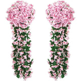 Popxstar spring decorating ideas for the home 1PC Artificial Flowers Long Vine Rose Home Wedding Outdoor garden yard Arch Decorations Christmas Celebration photography party