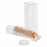 Popxstar  2Pcs Transparent Airtight Food Storage Container with Flip Lid - Reusable Plastic Kitchen Organizer, Pasta, Snacks, Cookie Jars