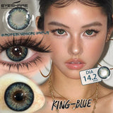 1 Pair Color Contact Lenses for Eyes Black Pupils Brown Lenses High Quality Gray Eye Lenses Beauty Makeup Blue Lenses