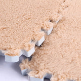 Popxstar 60pcs Soft Plush Baby Play Mat EVA Foam Children's Carpet Interlocking Exercise Tiles Floor Carpet And Rug for Kids Pad 30*30 CM