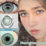 Popxstar Contacts Colored Lenses 2Pcs New Product Myopia Degree 0 to -8.00 Cosplay Series Soft Lens EyeBeauty Pupil