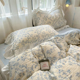 popxstar Korean Style Bedding Set with Pillowcase bed sheet Single Full Size Bed Linen Duvet Cover Set Queen/King Double Comforter Cover