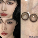 Popxstar 1 Pair Dark Lenses Korean Style Colored Contact Lenses Myopia Lenses Black Lenses Fog Pearl Lens High Quality