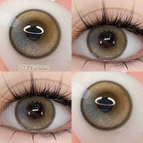 Popxstar  -Blue Contact Lenses for Eyes Fashion Color Pupils Beauty Green Lenses Natural Eye Color Lenses for Myopia 1 Pair Cosplay