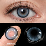 Popxstar  1Pair Contact Lenses For Eyes Color Natural Blue Brown  Beauty Yearly Cosmetic Contacts Eyes Makeup Eye Contacts Lens