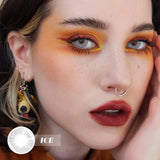 Popxstar  1 Pair 0~ -6.00 Natural Colored Contact Lenses Myopia Lenses Brown Contact Lenses High Quality Natural Lenses Yearly