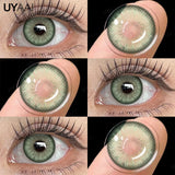 Popxstar 1 Pair Color Contact Lenses for Eyes Blue Pupils Brown Natural Lenses High Quality Green Color Eye Lens Cosmetic Colorcon