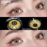Popxstar  1 Pair Color Contact Lenses for Eyes Myopia Diopter Natural Brown Eyes Color Lenses Beauty Pupil Yearly Use Fast Shpping