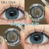 2pcs High Quality Korean Natural Lenses Color Contact Lenses for Eyes With Diopters Prescription Fashion Beauty Pupil