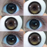 Popxstar Pink Eye Color Lenses Myopia Color Contact Lenses for Eyes 2pcs/pair Natural Lenses Pupils Brown Blue Grey Fashion Lens
