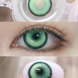 1pair Cosplay Koi Blue Green Pink Red Brown Violet Contact Lenses Halloween Scary Softlens 14.5mm