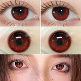 1 Pair Korean Hot Selling Lenses Color Contact Lenses With Prescription Myopia Lenses Pink Lenses High Quality Lenses