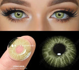 Popxstar Coloured Contact Lenses for Eyes 1pair Gray Pupils Lens Blue Eye Lenses Green Lens Yearly Brown Contacts Cosmetic Lens