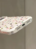 Stylish Colorful Laser Love Heart IMD TPU Phone Case For iPhone 13 14 15 16 17 Pro Max Shockproof Back Cover Capa