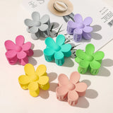 Popxstar Woman  Summer Gradient Flower Hair Claws  Sweet Hair Clips  Hairpins  Girls Hair Crab Clamp Barrettes Hair Accessories