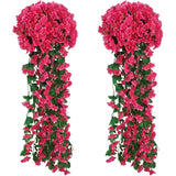 Popxstar spring decor Artificial Flower Silk Violet Wall Hanging Wedding Scene Decor Home Potting Outdoor Garden Party Festival parts diy gift Hotsale