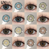 Popxstar 1 Pair Cleopatra Pupils Lens Yearly  For Eyes Blue Green Contact LensNatural Len Colorcon High Quality Lense