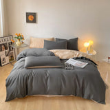 Popxstar  Luxury Bedding Set 100% Egyptian Cotton 400TC Duvet Cover Flat Fitted Sheet Single Double Queen King Quilt Cover with Pillowcase