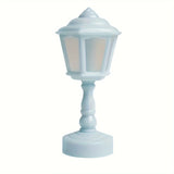 Popxstar Geometric Flower Bud Button Battery LED Table Lamps Desk Night For Bedroom Dining Touch Night Light Simple Modern Decoration